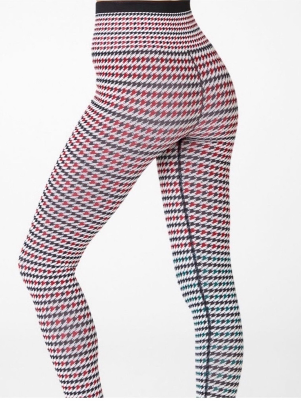 Fabletics Houndstooth High Waisted Seamless Check Legging Size S